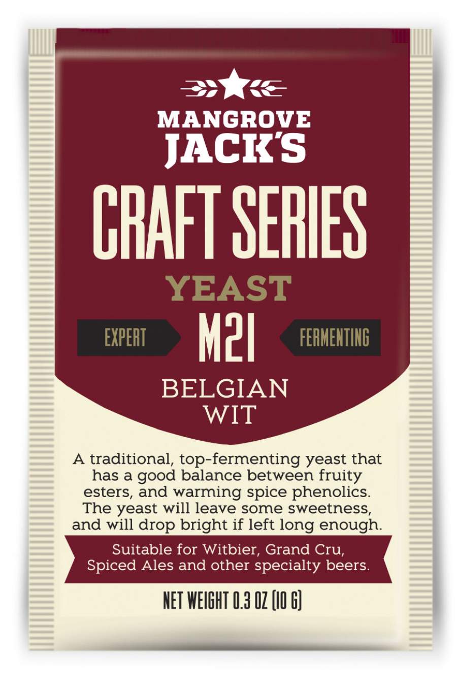 Belgian Wit M21 - Mangrove Jack's Craft Series - 10 g Belgian Wit M21 - Mangrove Jack's Craft Series - 10 g