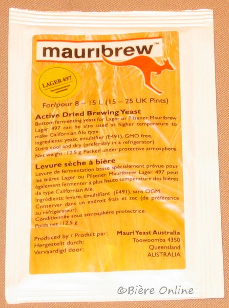 mauribrew LAGER 497 - насипни 11гр. mauribrew LAGER 497 - насипни 11гр.