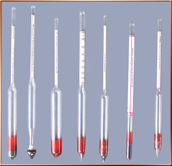 Alcohol hydrometers